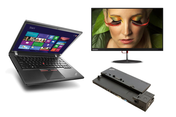 Salg af computere. Her en bærbar computer.